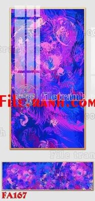 File gốc File gốc in bộ tranh decor treo tráng gương canvas FA167 (thiết kế) độc quyền