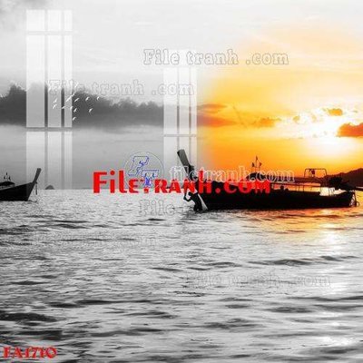 File in ấn File gốc in bộ tranh decor treo tráng gương canvas FA1710 (bản gốc) cao cấp