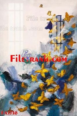 File in trần File gốc in bộ tranh decor treo tráng gương canvas FA1716 (bản gốc) phong cảnh
