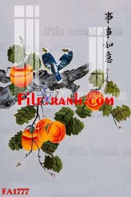 File tranh File gốc in bộ tranh decor treo tráng gương canvas FA1777 (gốc) chủ đề thiên nhiên