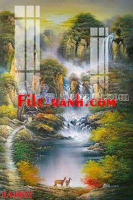 Tải file File gốc in bộ tranh decor treo tráng gương canvas FA1807 (ảnh gốc) in gạch men