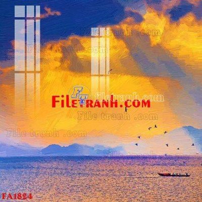 Tải file File gốc in bộ tranh decor treo tráng gương canvas FA1824 (PSD) cho in tranh kính