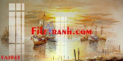 File tranh in trần 3D File gốc in bộ tranh decor treo tráng gương canvas FA1943 (ảnh gốc)