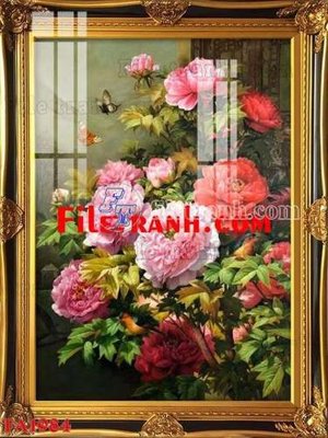 File tranh File gốc in bộ tranh decor treo tráng gương canvas FA1984 (gốc) chủ đề tĩnh vật