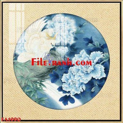 Tải file File gốc in bộ tranh decor treo tráng gương canvas FA1990 (gốc) chủ đề hoa sen