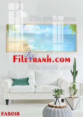 Ảnh gốc File gốc in bộ tranh decor treo tráng gương canvas FA2018 (độ nét cao) in tráng gương