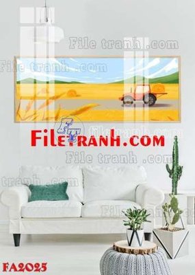 File tranh gốc File gốc in bộ tranh decor treo tráng gương canvas FA2025 chủ đề hiện đại