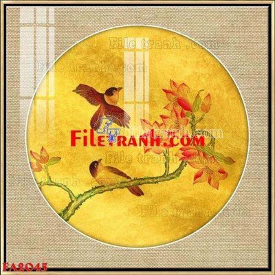 File tranh File gốc in bộ tranh decor treo tráng gương canvas FA2045 (gốc) in backlit film