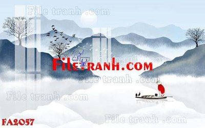 File tranh gốc File gốc in bộ tranh decor treo tráng gương canvas FA2057 (bản quyền) file PSD