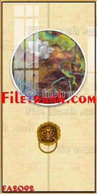 File gốc File gốc in bộ tranh decor treo tráng gương canvas FA2092 (chuẩn màu) cho in offset