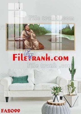 File gốc in mica File gốc in bộ tranh decor treo tráng gương canvas FA2099 chất lượng