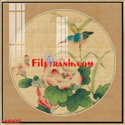 Download file gốc File gốc in bộ tranh decor treo tráng gương canvas FA2107 (in lụa) tranh 3D