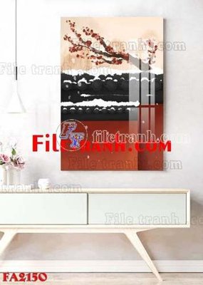 File tranh File gốc in bộ tranh decor treo tráng gương canvas FA2150 (gốc) chủ đề tĩnh vật