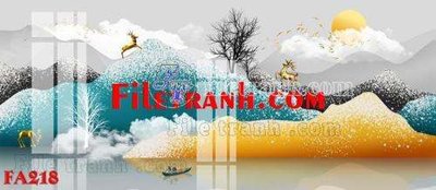 Download file File gốc in bộ tranh decor treo tráng gương canvas FA218 (gốc) in mica cao cấp