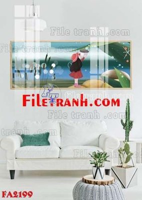 Tải file File gốc in bộ tranh decor treo tráng gương canvas FA2199 (gốc) làm tranh trang trí