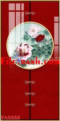 File tranh File gốc in bộ tranh decor treo tráng gương canvas FA2228 (gốc) in film