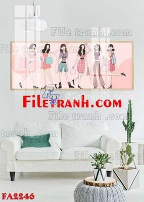 Tải file gốc File gốc in bộ tranh decor treo tráng gương canvas FA2246 (bản PSD) còn layer