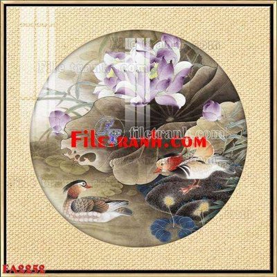 File tranh File gốc in bộ tranh decor treo tráng gương canvas FA2252 (gốc) in backlit film