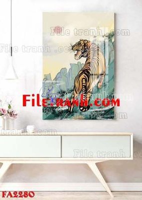 File PSD File gốc in bộ tranh decor treo tráng gương canvas FA2280 (gốc) tách lớp chi tiết