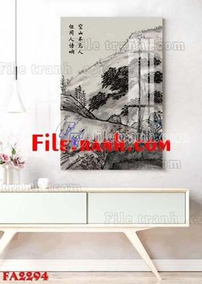 File gốc File gốc in bộ tranh decor treo tráng gương canvas FA2294 (in mica) làm bảng hiệu