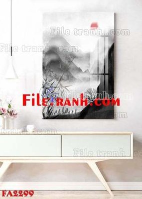 File gốc File gốc in bộ tranh decor treo tráng gương canvas FA2299 (PNG) nền trong suốt