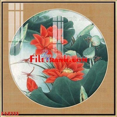 Tải file gốc in lụa File gốc in bộ tranh decor treo tráng gương canvas FA2333 siêu nét
