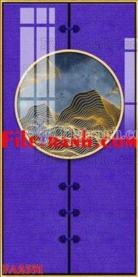 File tranh gốc File gốc in bộ tranh decor treo tráng gương canvas FA2351 (bản quyền) độc đáo