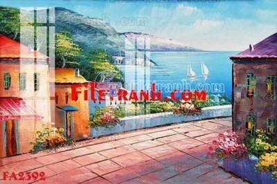 File in trần File gốc in bộ tranh decor treo tráng gương canvas FA2392 (bản gốc) phong cảnh
