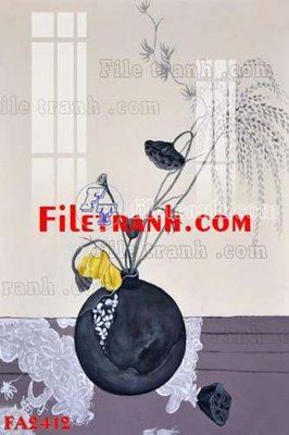 File gốc File gốc in bộ tranh decor treo tráng gương canvas FA2412 (cho in 3D) độc đáo