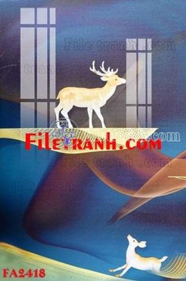 File gốc File gốc in bộ tranh decor treo tráng gương canvas FA2418 (cho in 3D) độc đáo