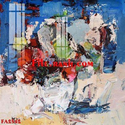 File tranh File gốc in bộ tranh decor treo tráng gương canvas FA2542 (bản gốc) in lụa 5D