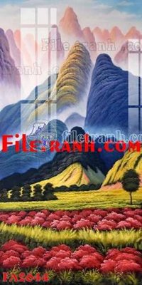 File ảnh File gốc in bộ tranh decor treo tráng gương canvas FA2644 (gốc) in standee
