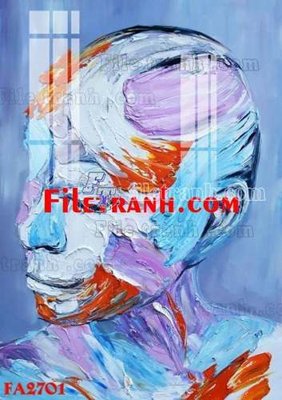 File tranh File gốc in bộ tranh decor treo tráng gương canvas FA2701 (gốc) chủ đề tĩnh vật