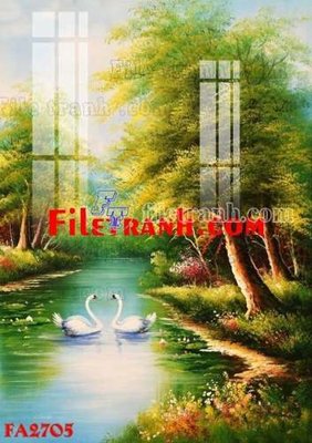 Cung cấp file tranh gốc File gốc in bộ tranh decor treo tráng gương canvas FA2705 độc quyền
