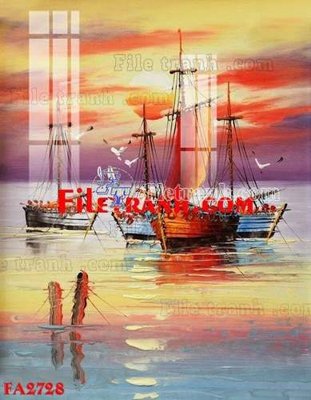 Tải file File gốc in bộ tranh decor treo tráng gương canvas FA2728 (gốc) chủ đề hoa sen