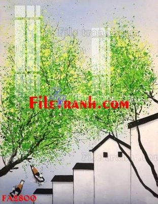 File gốc File gốc in bộ tranh decor treo tráng gương canvas FA2800 (in lụa) cao cấp
