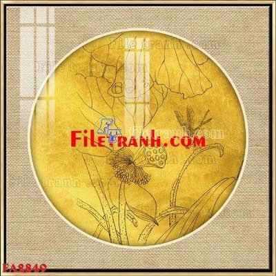Ảnh gốc file in lụa File gốc in bộ tranh decor treo tráng gương canvas FA2849 chi tiết