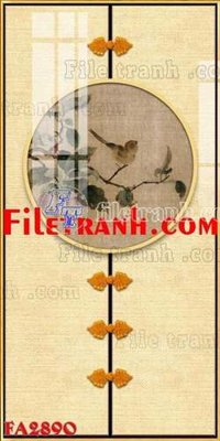 Hình ảnh file gốc in trần nhà File gốc in bộ tranh decor treo tráng gương canvas FA2890