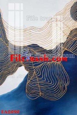 File in trần File gốc in bộ tranh decor treo tráng gương canvas FA2959 (file gốc) hoa văn 3D