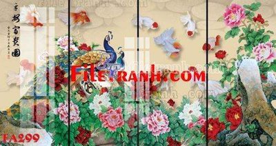 Download file gốc File gốc in bộ tranh decor treo tráng gương canvas FA299 (in mica) trang trí
