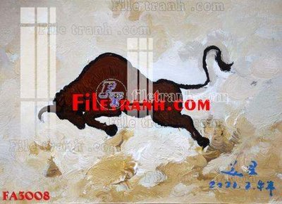 File tranh File gốc in bộ tranh decor treo tráng gương canvas FA3008 (bản gốc) in lụa 3D
