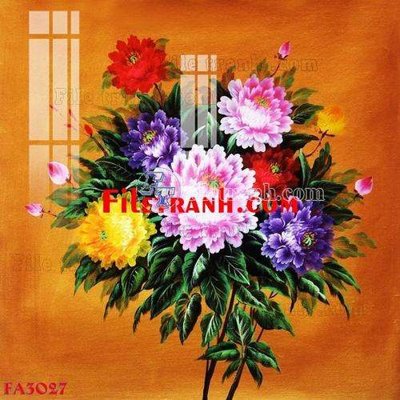 File tranh gốc File gốc in bộ tranh decor treo tráng gương canvas FA3027 (bản quyền) độc đáo