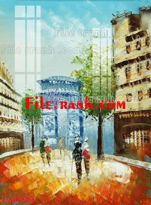 File tranh File gốc in bộ tranh decor treo tráng gương canvas FA3063 (bản gốc) in lụa 3D