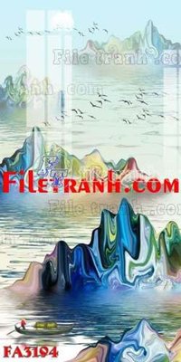 File in ấn cao cấp File gốc in bộ tranh decor treo tráng gương canvas FA3194 (file gốc)