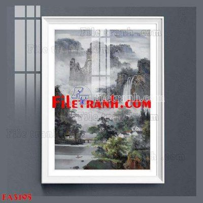 File tranh File gốc in bộ tranh decor treo tráng gương canvas FA3195 (ảnh gốc) chi tiết rõ ràng