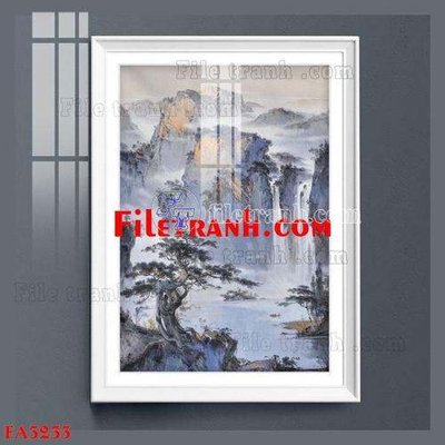 File in mica File gốc in bộ tranh decor treo tráng gương canvas FA3233 (ảnh gốc) đẹp