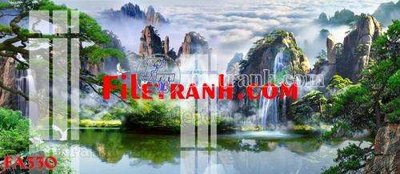 Tải file File gốc in bộ tranh decor treo tráng gương canvas FA330 (PSD) cho in tranh 3D