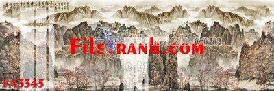 File PSD File gốc in bộ tranh decor treo tráng gương canvas FA3345 (gốc) cho designer