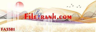 File tranh File gốc in bộ tranh decor treo tráng gương canvas FA3381 (gốc) in backlit film