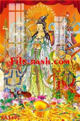 File in trần File gốc in bộ tranh decor treo tráng gương canvas FA3497 (bản gốc) bầu trời